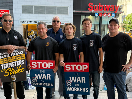 BMWED Proudly Supports Striking LIRR Workers